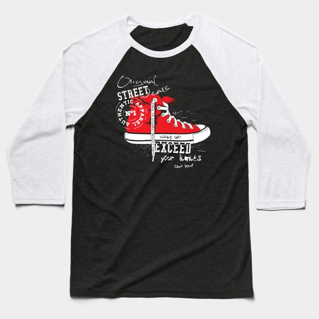 shoes no limit to run Baseball T-Shirt by garudadua